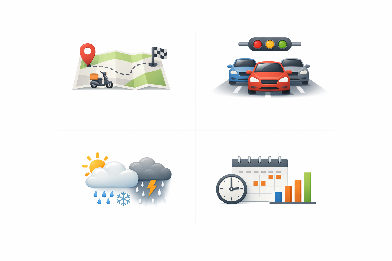 Factors affecting delivery time